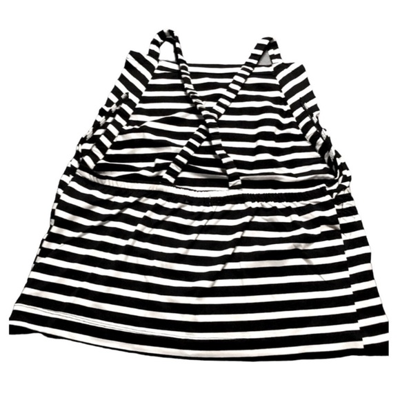 Free Assembly Criss-Cross Back Striped Tank Top - Picture 2 of 3